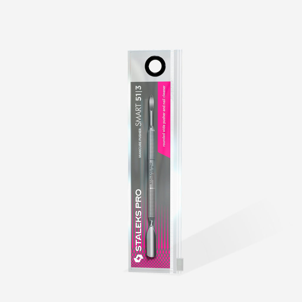 MANICURE PUSHER  SMART 51 TYPE 3 (rounded wide pusher and nail cleaner)
