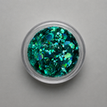 Emerald Holographic Nail Glitter Mix