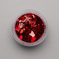 Ruby Red Nail Glitter Mix