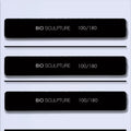 RECTANGLE FILES BLACK 100/180