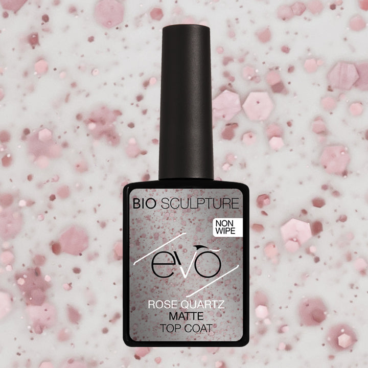 ROSE  QUARTZ MATTE  TOP COAT  ( NON-WIPE ) - EVO