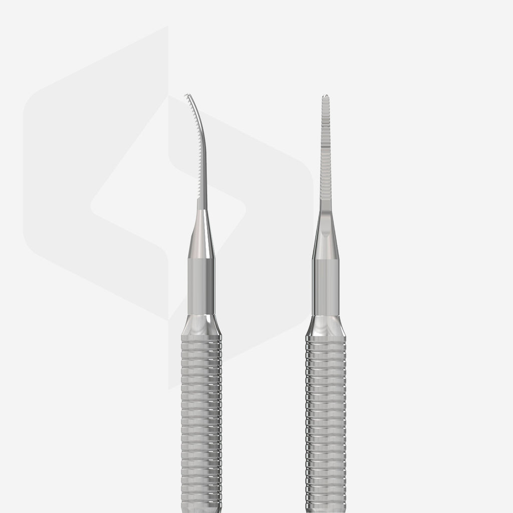 PEDICURE TOENAIL FILE EXPERT 60 TYPE 4 (straight narrow nail file and narrow file with a bent end)