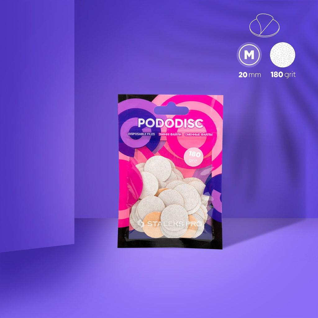 PODODISC DISPOSABLE FILES 180 GRIT